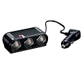 Navigon Universal 3-Way Car Power Adapter - Black (10000220)