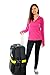 WiTbelt K200 Sharp Yellow Bluetooth Smart enabled Luggage Strap with Combination Lock TSA Approved Anti-theft for iPhone6S and iPhone7