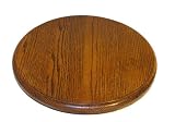 12" Dark Oak Lazy Susan (Wood Lazy Susan)