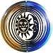 SunSationsTM Medium Sun Moon Wind Spinner - Color: Blue/Copper