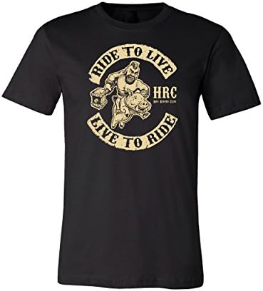 Hog Riders Club - Live to Ride Clan T-shirt | Clash with This Tee (Medium, Black)