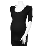 Michael Stars Maternity Elbow Sleeve V-Neck Henley Michael Stars Maternity Elbow Sleeve V-Neck Henley
