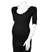 Michael Stars Maternity Elbow Sleeve V-Neck Henley