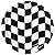 Black & White Checkered Party Pack for 16 Guests: Straws, Plates, Napkins, Cups, Table Cover, and Cutlery