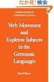 Verb Movement and Expletive Subjects in the Germanic Languages (Oxford Studies in Comparative Syntax)