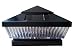 10-Pack Solar Hammered Black Finish Post Deck Fence Cap Lights for 6