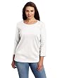 Jones New York Womens Plus-Size Solid Crewneck Top