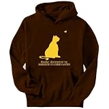 Easily Distracted By Hammered Dulcimer Players Instruments Mens Hoodie (Brown, Size Medium)