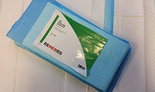 Remedies Disposable Underpad, 17 inches X 24 inches 22g, 100 Count