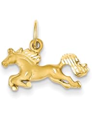 14k Yellow Gold Horse Charm