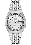 【日本製逆輸入モデル】SEIKO セイコー SEIKO 5 セイコー5 メンズ 自動巻 ウォッチ ホワイトシルバー SNK299K1の画像