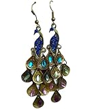 Retro Peacock NecklacePendant Jewelry Vintage Style With a Cute Gift Bag