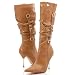 Michael Antonio Loveta Knee-High Boots 6 Tan