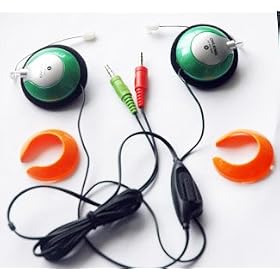 Clip Type Stereo Headphone W/ Microphone for PC/laptop