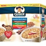 Quaker Instant Oatmeal Variety Pack, 52 Packets