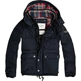 (アバクロンビー&フィッチ) Abercrombie&Fitch ダウンジャケット メンズ ネイビー M 並行輸入品 Cooper Kiln Down Jacket
