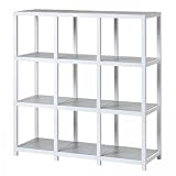 Modlife Zurich Modular Shelf (White) (45.5"H x 43.9"W x 15.4"D)