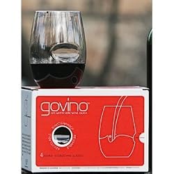 Govino Shatterproof Recyclable Stemless Wine Glasses-Set of 4
