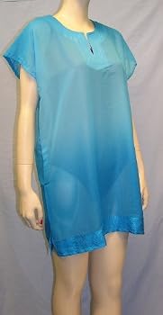 Cover Up-Turquoise Sheer