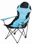 Deluxe Campingstuhl XXL in blau - ext...