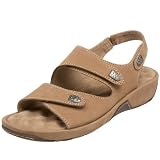 Softwalk Women's Bolivia Sandal,Sand Tumbled Nubuck,9 WW US
