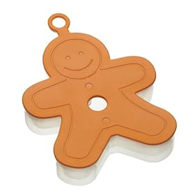 Kitchen Craft Let's Make Stampo per tagliare i biscotti, tridimensionale a forma di omino di pan di zenzero, in silicone Kitchen Craft Let's Make Stampo per tagliare i biscotti, tridimensionale a forma di omino di pan di zenzero, in silicone