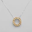 Necklace With 1.10ctw Genuine Citrines Beautifully Designed in 925 Sterling silver Length 16in