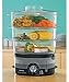 Tefal VC100715 3 Tier Ultracompact Steamer Black Chrome