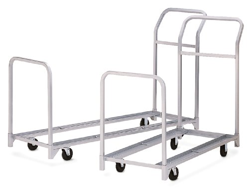 Raymond 630 Folded and Stacked Chair Tote with 4 Diameter Hard Rubber Caster 300 lbs Capacity 67 Length x 22 Width