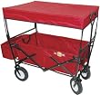On the Edge 900124 Red Folding Utility Wagon With Handle