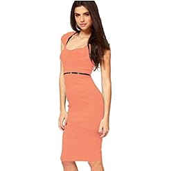 Knee Length Bodycon Dress 