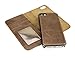Sewell Direct Monk Magnet Wallet Case for iPhone 5s and iPhone SE - Brown - Synthetic Leather