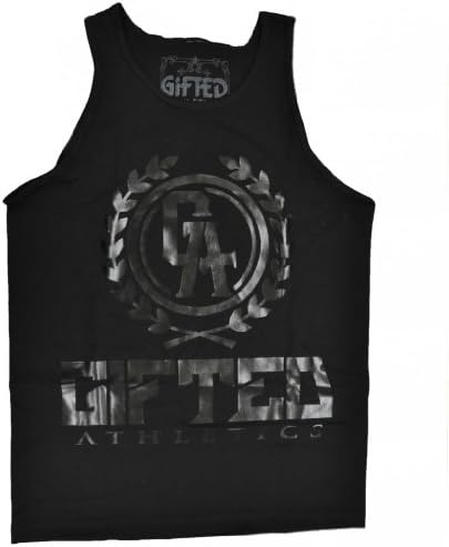Gifted Athletics Men's Blackout Tank, XL, Black