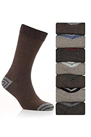 7 Pairs of Cotton Rich Freshfeet Assorted Socks