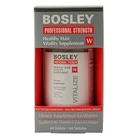 Bosley Healthy Hair Vitality Supplement for Women, 60 Count