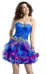 Cocktail Lace Crystals Backless Applique Beaded Crystal Chiffon/Taffeta/Tulle Bandage Dress/Evening Dress 