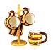 HONEY BEE 3-D Mug Set of Mugs w/Mug Tree *NEW!*