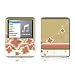 Flower Burst Brown Design Protective Decal Skin Sticker for Apple iPod nano 3G (3rd Generation) 4GB/ 8GB Player