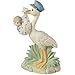 Precious Moments, Love Is On Its Way Stork Bisque Porcelain Figurine, Boy, 153022