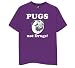   - Pugs not Drugs T-Shirt, Purple, X-Large
