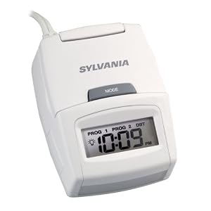 Sylvania SA135 10 Amp Table-Top Timer with Motion Sensor and Alarm by 