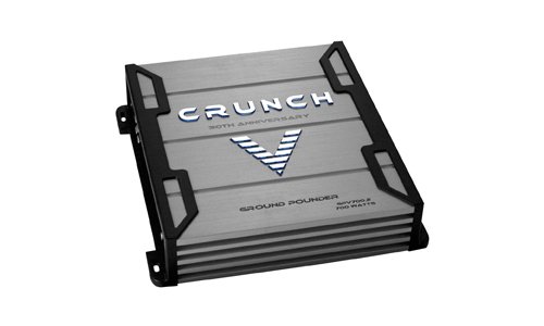 Crunch Ground Pounder GPV700.2 700 Maxx Watt Power A/B Class Two Channel Amplifier (Silver)