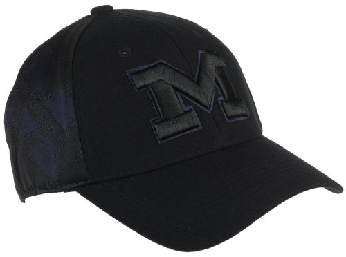 Michigan Double Dip One-Fit Hat (Black)
