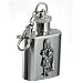 Scottish Piper 1oz Keyring Stainless Steel Hip Flask