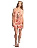 Volcom Juniors Strangler Sleeveless Dress, Fire Red, Large