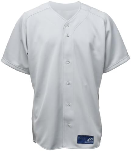 Mizuno Boys' Full Button Short Sleeve Baseball Jersey