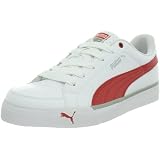 [プーマ] PUMA コートポイントJ BG 352529  07 (ホワイト/ビター スウィート/スチール グレイ/23)