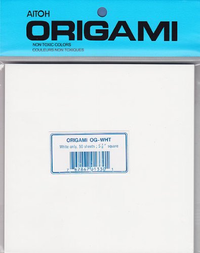 Origami paper- 50 sheets of white paper