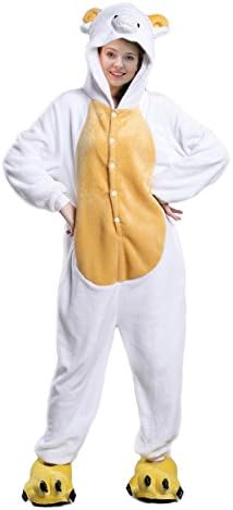 Roselegends Unisex Adult Zodiac Sheep Onesie Pajama Size M