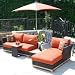 Tuku Modular Sofa - Armless Piece Only - Wicker Patio Furniture
